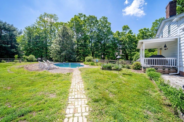 9 Ireland Ave, Wappingers Falls, NY 12590 - view of yard with a pool