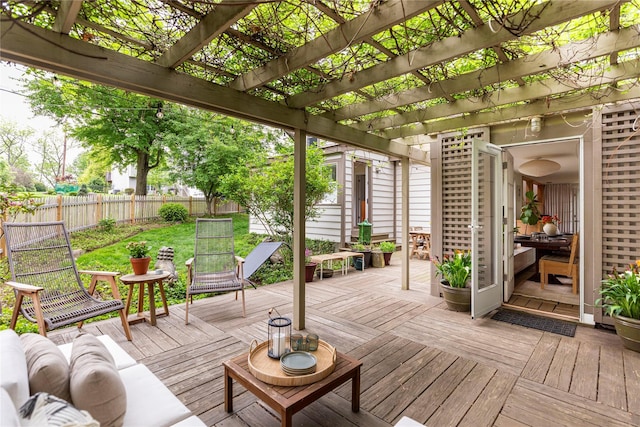 24 Jolliffe Ln, Congers, NY 10920 - deck with a pergola