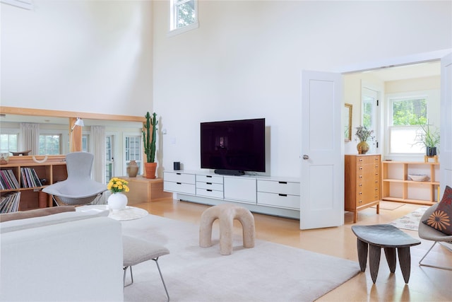 24 Jolliffe Ln, Congers, NY 10920 - living area featuring a high ceiling