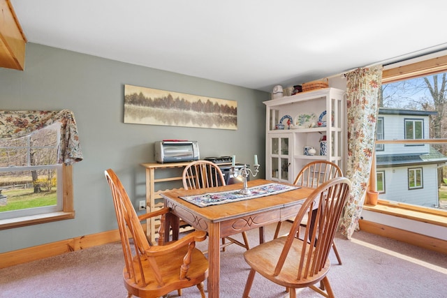285 County Road 20, Cairo, NY 12413 - carpeted dining space featuring baseboards