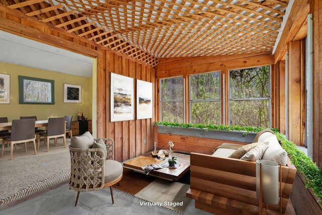 285 County Road 20, Cairo, NY 12413 - sunroom with an outdoor living space