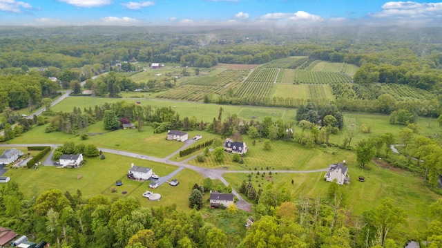22 Rosio Ln, Modena, NY 12548 - aerial overview of property's location featuring rural landscape and rows of crops