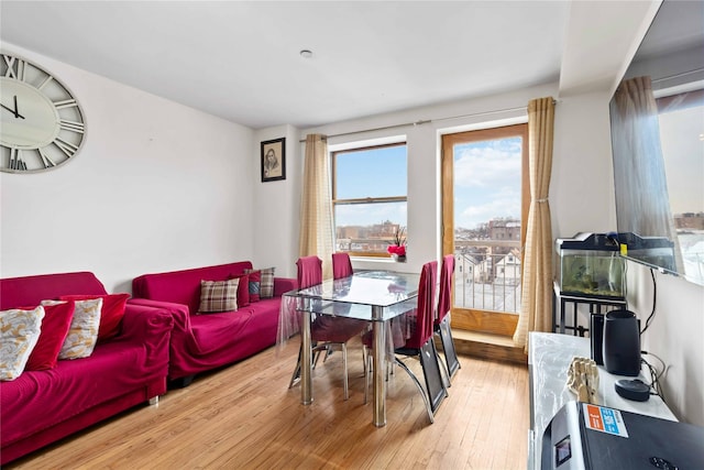35-38 Junction Blvd Unit 5H, Corona, NY 11368 - dining area featuring hardwood / wood-style floors