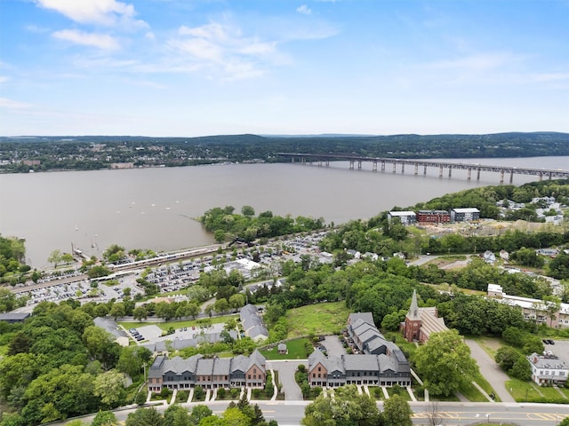 17 River Ridge Court, Beacon, NY 12508 - drone / aerial view of a notable bridge and a nearby body of water