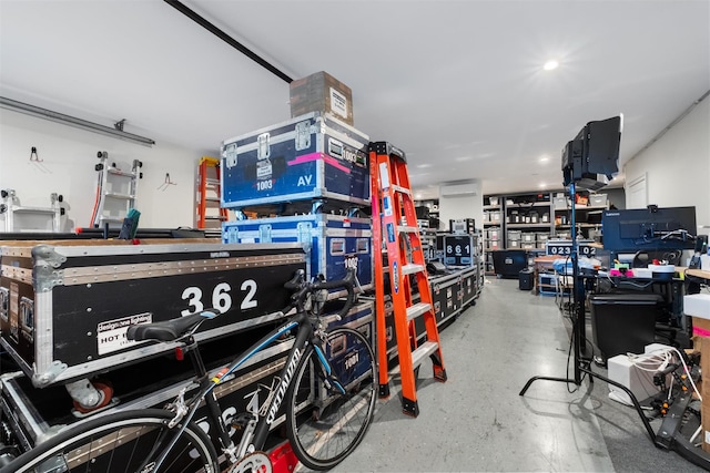 17 River Ridge Court, Beacon, NY 12508 - garage featuring a wall unit AC