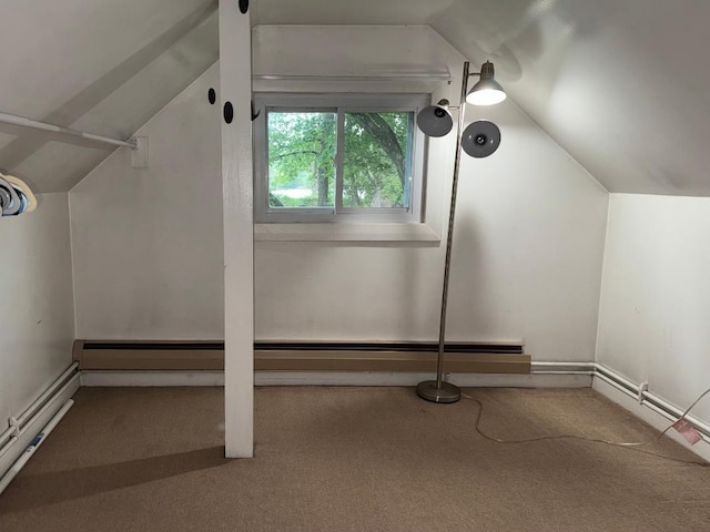 284 Titusville Rd, Poughkeepsie, NY 12603 - additional living space with lofted ceiling and carpet flooring