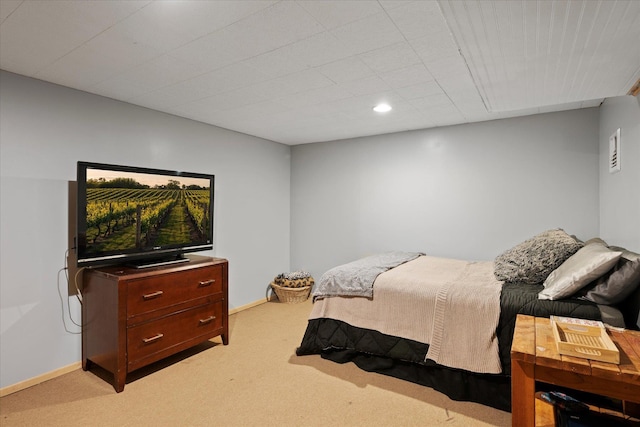 12 Debragga Ave, East Moriches, NY 11940 - bedroom featuring light carpet, baseboards, and recessed lighting