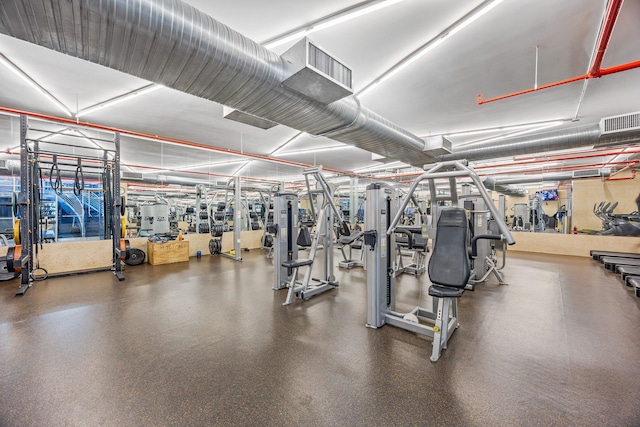555 W 23rd St Unit S3Q, New York Manhattan, NY 10011 - view of exercise room