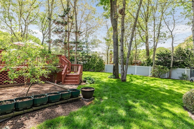 18 Stuyvesant Cir E, East Setauket, NY 11733 - view of yard with a deck