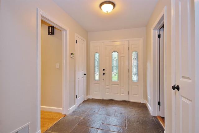 4 Southview Rd, Chappaqua, NY 10514 - entryway featuring stone tile flooring and baseboards