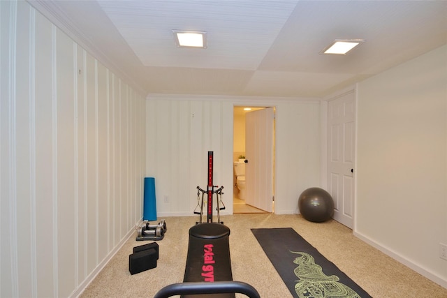 4 Southview Rd, Chappaqua, NY 10514 - workout area with carpet flooring and baseboards
