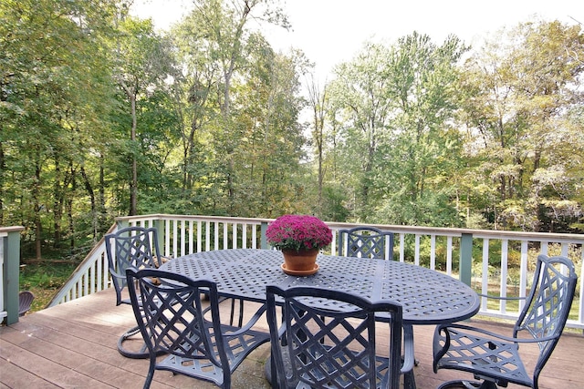 4 Southview Rd, Chappaqua, NY 10514 - wooden deck featuring outdoor dining space