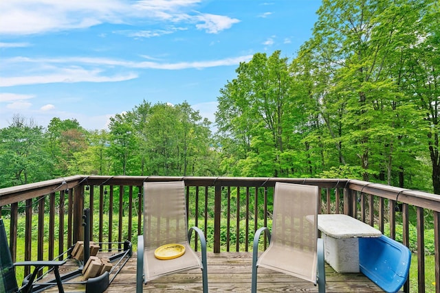 448 Old Mountain Rd, Port Jervis, NY 12771 - view of wooden deck