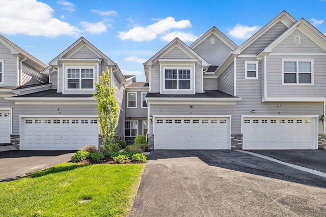 37 Lindentree Ln, Middletown, NY 10940 - multi unit property featuring stone siding, driveway, and an attached garage