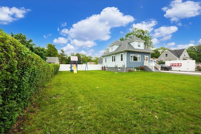 545 Mount Ave, West Babylon, NY 11704 - view of yard with a playground