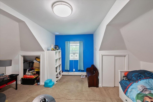 545 Mount Ave, West Babylon, NY 11704 - bedroom featuring carpet flooring and baseboard heating