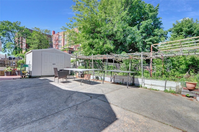 34-08 Murray Ln, Flushing, NY 11354 - view of patio with a pergola