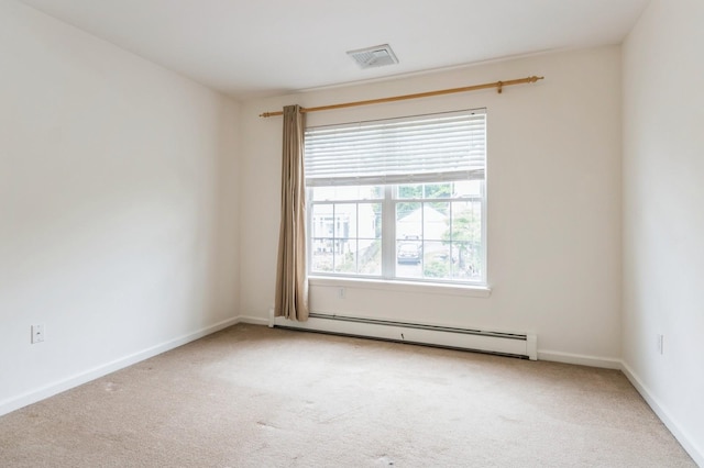 20 S St S, Highland Falls, NY 10928 - empty room with baseboard heating, carpet floors, and baseboards