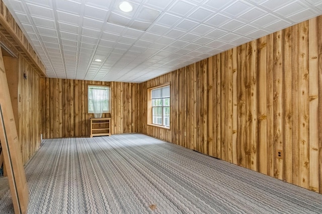 20 S St S, Highland Falls, NY 10928 - unfurnished room with wooden walls and carpet