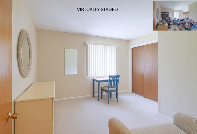 2 Mohican Rd, Newburgh, NY 12550 - dining room with light carpet and baseboards