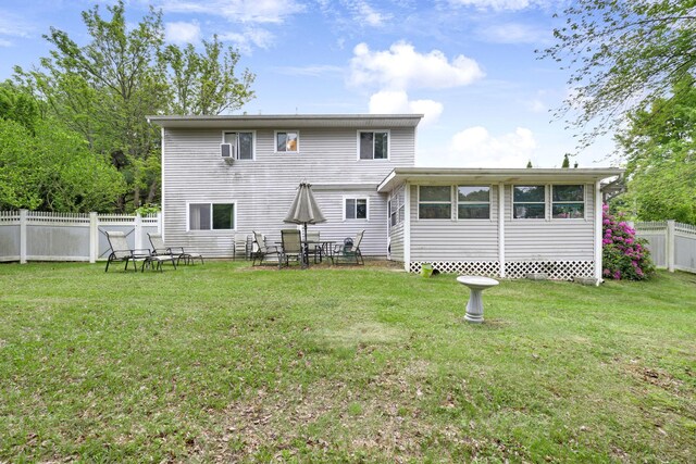 2 Mohican Rd, Newburgh, NY 12550 - back of house with a sunroom