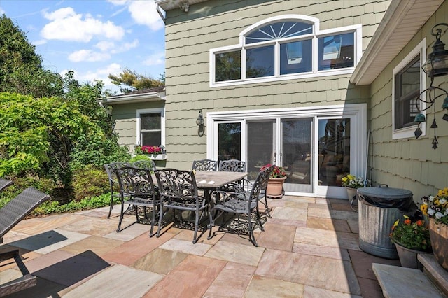 view of patio / terrace featuring outdoor dining space