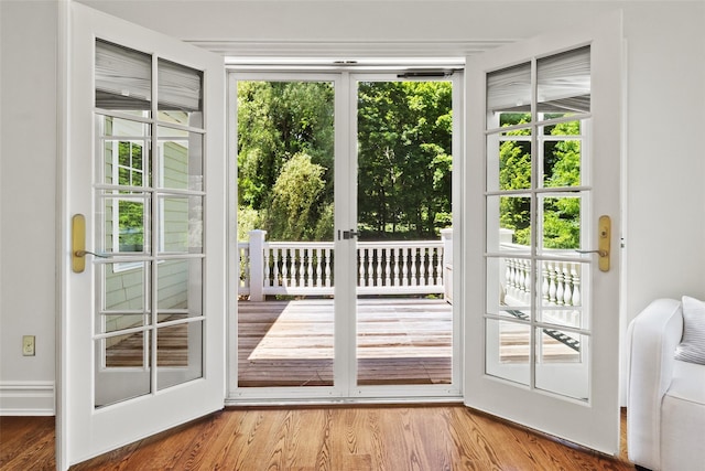 5 Club Way, Mount Kisco, NY 10549 - doorway with wood finished floors