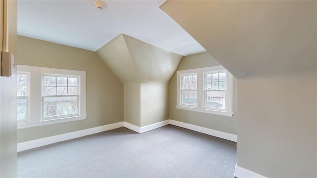55 Teller Ave, Beacon, NY 12508 - bonus room featuring plenty of natural light, carpet, baseboards, and lofted ceiling