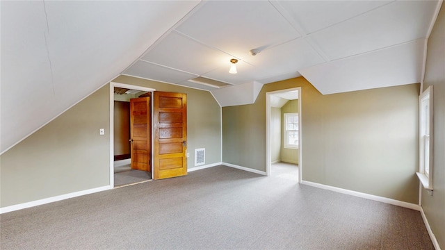 55 Teller Ave, Beacon, NY 12508 - additional living space featuring carpet, vaulted ceiling, and baseboards