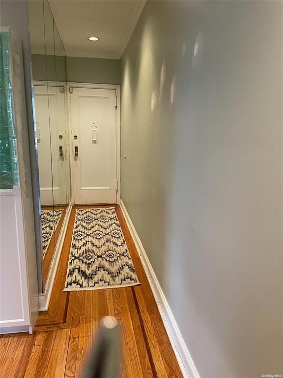 185 Atlantic Ave Unit C-1, Lynbrook, NY 11563 - hallway featuring light wood finished floors and baseboards