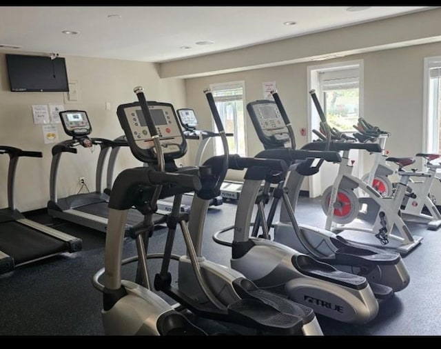 7 Laramie Ct Unit 7, Coram, NY 11727 - workout area with plenty of natural light