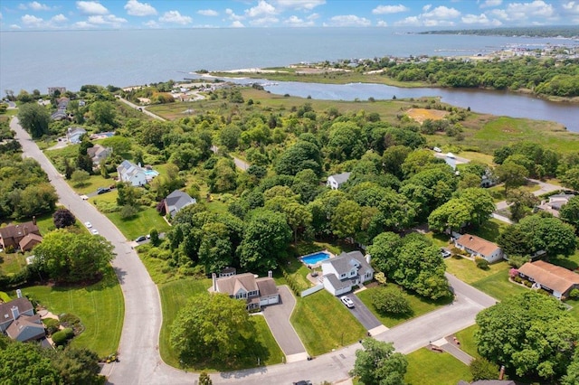 2 Moor Ln, East Patchogue, NY 11772 - aerial view of property and surrounding area featuring a nearby body of water