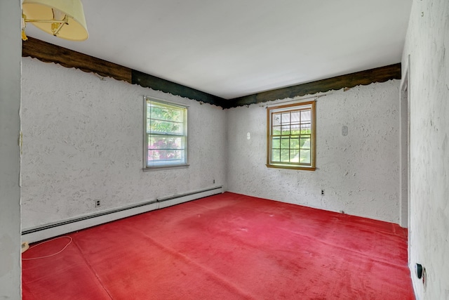 34 Leeside Dr, Carmel, NY 10512 - spare room featuring baseboard heating and plenty of natural light