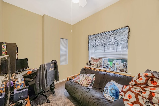 1817 Lincoln Ave, Holbrook, NY 11741 - office space with carpet floors and a ceiling fan