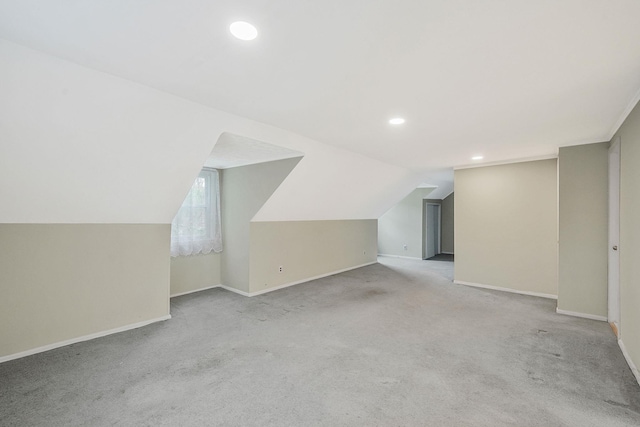 1817 Lincoln Ave, Holbrook, NY 11741 - bonus room with recessed lighting, carpet, and vaulted ceiling