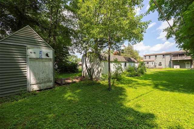 13 Cedar Ln, Poughkeepsie, NY 12601 - view of green lawn with a shed