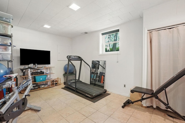 7 Adele Ct, Montrose, NY 10567 - workout room with tile patterned flooring