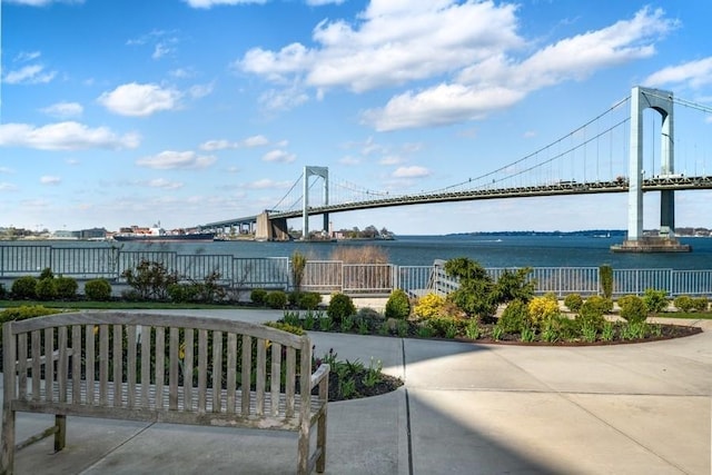 162-21 Powells Cove Blvd Unit 1M, Beechhurst, NY 11357 - water view with a notable bridge