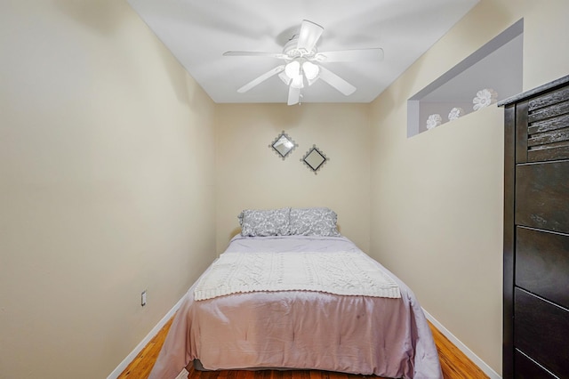 2453 Union Blvd Unit 37A, Islip, NY 11751 - bedroom with wood finished floors, baseboards, and a ceiling fan