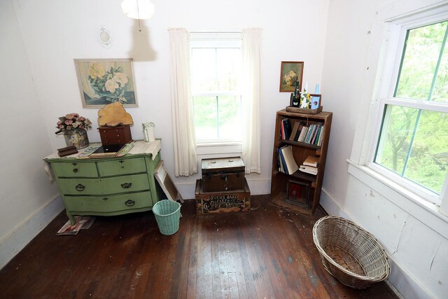 12 Henderson Rd, Hankins, NY 12741 - living area with hardwood / wood-style floors and baseboards