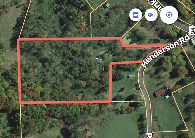 12 Henderson Rd, Hankins, NY 12741 - map / location featuring property parcel outlined