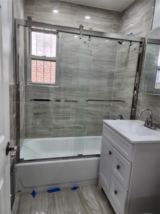 224-06 114th Rd, Cambria Heights, NY 11411 - full bath featuring enclosed tub / shower combo and vanity