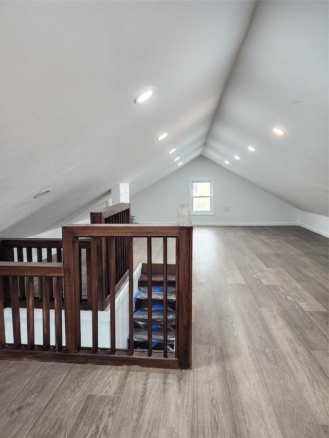 224-06 114th Rd, Cambria Heights, NY 11411 - bonus room featuring wood finished floors and lofted ceiling
