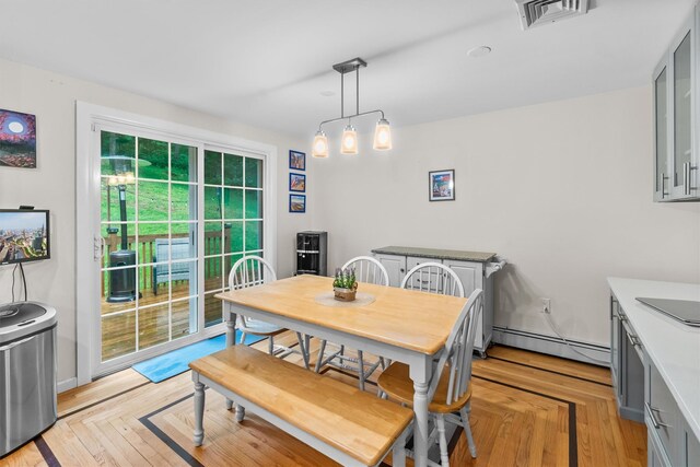 294 Rte 292, Holmes, NY 12531 - dining space with a baseboard heating unit