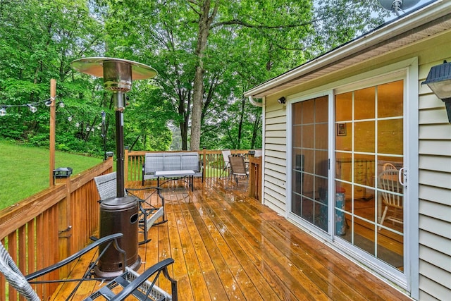 294 Rte 292, Holmes, NY 12531 - wooden deck with view of scattered trees