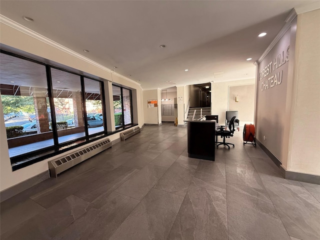 5803 Calloway St Unit 5A, Corona, NY 11368 - lobby featuring ornamental molding and recessed lighting