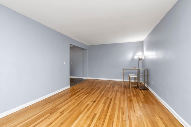 84-19 51st Ave Unit 2E, Elmhurst, NY 11373 - unfurnished room featuring wood finished floors and baseboards