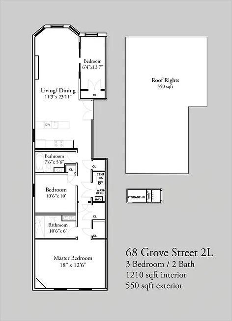 68 Grove St, Brooklyn, NY 11221 - home floor plan