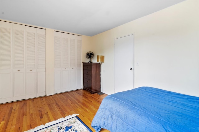 395 Westchester Ave Unit 3A, Port Chester, NY 10573 - bedroom with multiple closets and light wood-style flooring