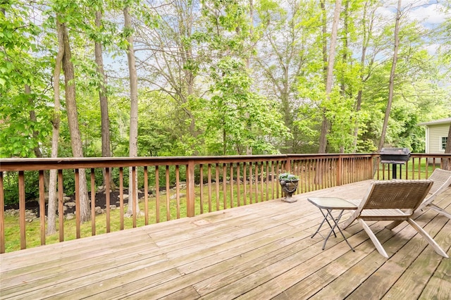 123 Birch Ln, New City, NY 10956 - view of wooden deck